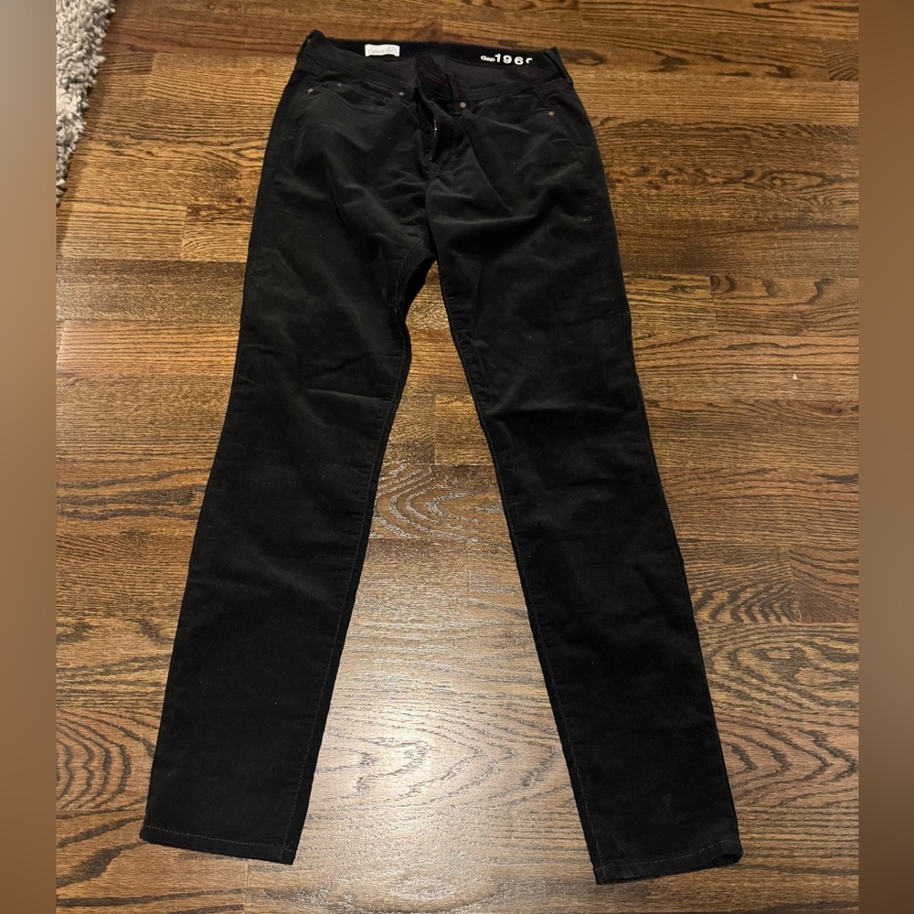 Gap Legging Jean 27 black corduroy